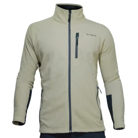 Campera Iruya Micropolar Rayado Reciclado.
